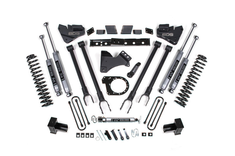 BDS 1574H 6 inch 4-Link Lift Kit with NX2 Nitro Shocks| 2020-2022 F350 Dually Diesel