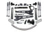 BDS 1580FS 6 inch Radius Arm Lift Kit with FOX 2.0 Shocks & 5 inch Block with 2 Leaf Main | 2017-2019 Ford F250/F350 6.7L Powerstroke 4WD