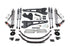 BDS 1597FPE 4 inch Radius Arm Lift Kit with FOX 2.5 Coilover Conversion & Leaf Springs | 2011-2016 Ford F250/F350 6.7L Powerstroke 4WD