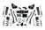 BDS 1606H 5.5 inch 4-Link Lift Kit with NX2 Nitro Shocks | 2014-2018 RAM 2500 4WD Gas