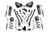 BDS 1611H 4 inch 4-Link Lift Kit with NX2 Nitro Series Shocks | 2014-2018 RAM 2500 4WD Gas