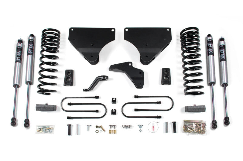 BDS 1612FS 4 inch Lift Kit with FOX 2.0 Shocks & 3 inch Block Kit | 2013-2018 RAM 3500 4WD Gas