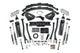 BDS 1614H 8 inch 4-Link Lift Kit with NX2 Nitro Shocks & Leaf Springs - 6 Bolt | 2013-2018 RAM 3500 6.7L Cummins 4WD