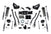 BDS 1628H 6 inch 4-Link Lift Kit with NX2 Nitro Shocks | 2014-2018 RAM 2500 4WD Air Ride Cummins