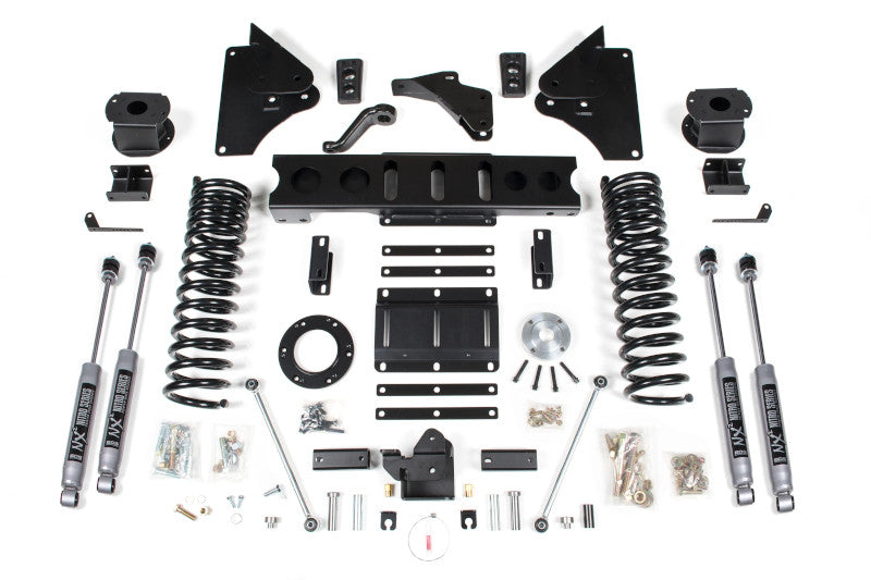 BDS 1629H 5.5 inch 4-Link Lift Kit with NX2 Nitro Shocks | 2014-2018 RAM 2500 4WD Air Ride Gas