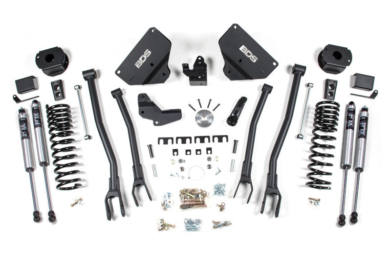 BDS 1632FS 4 inch 4-Link Lift Kit with FOX 2.0 Shocks | 2014-2018 RAM 2500 4WD Air Ride Cummins