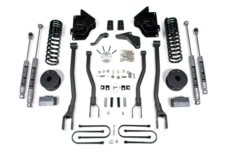 BDS 1644H 4 inch 4-Link Lift Kit with NX2 Nitro Shocks | 2013-2018 RAM 3500 6.7L Cummins 4WD Air Ride