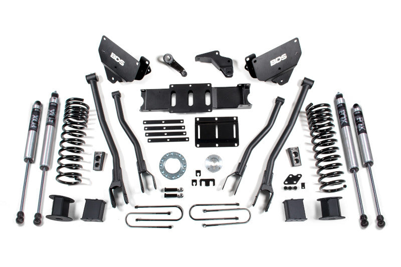 BDS 1648FS 6 inch 4-Link Lift Kit with FOX 2.0 Shocks - 6 Bolt | 2013-2018 RAM 3500 6.7L Cummins 4WD Air Ride