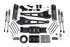 BDS 1658FS 4 inch Radius Arm Lift Kit w/ FOX 2.0 Shocks & 3 inch Rear Blocks | 2019-2024 RAM 3500 4WD