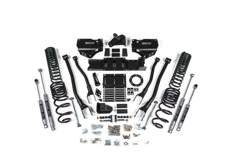 BDS 1675H 4 inch 4-Link Lift Kit with N2X Nitro Shocks | 2019-2024 RAM 2500 4WD Gas