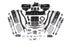 BDS 1676FS 4 inch 4-Link Lift Kit with FOX 2.0 Shocks | 2019-2023 RAM 3500 4WD Gas with out Rear Overload