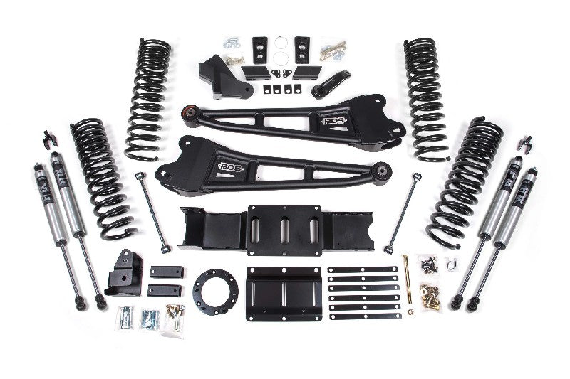 BDS 1680FS 6 inch Radius Arm Lift Kit with FOX 2.0 Shocks | 2019-2024 RAM 2500 6.7L Cummins 4WD