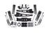 BDS 1681H 5.5 inch Radius Arm Lift Kit with NX2 Nitro Shocks | 2019-2024 RAM 2500 4WD Gas