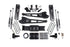 BDS 1683H 6 inch Radius Arm Lift Kit with NX2 Nitro Shocks - 6 Bolt | 2019-2024 RAM 3500 w/ Rear Overload Leaf