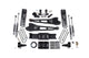 BDS 1685H 6 inch Radius Arm Lift Kit with NX2 Nitro Shocks - 8 Bolt | 2019-2024 RAM 3500 4WD w/o Rear Overload Leaf