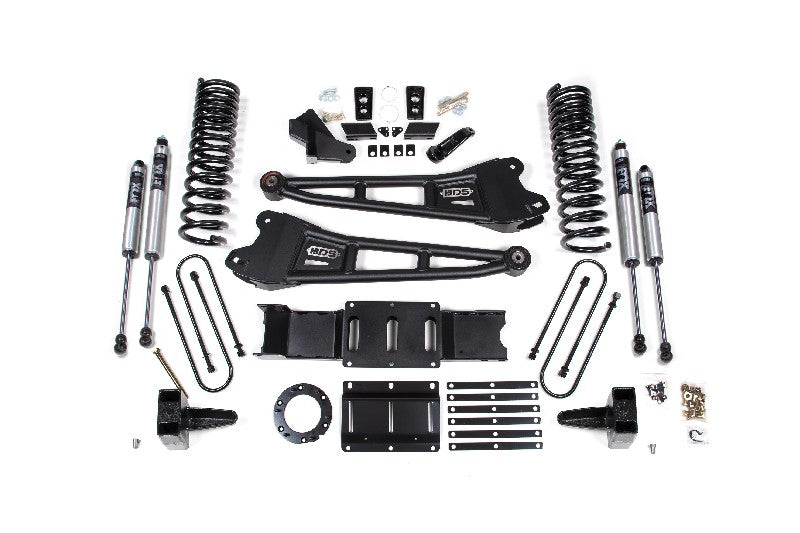 BDS 1686FS 5.5 inch Radius Arm Lift Kit with FOX 2.0 Shocks | 2019-2023 RAM 3500 with out Rear Overload Leaf