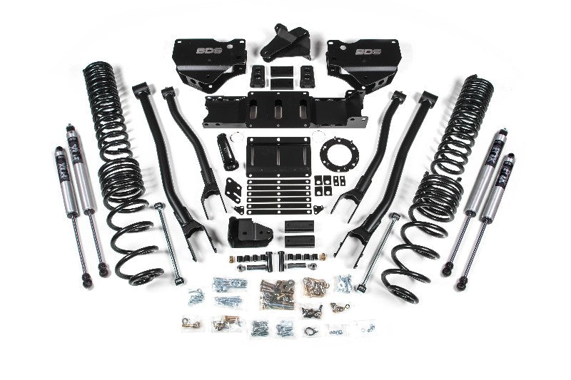 BDS 1689FS 5.5 inch 4-Link Lift Kit with FOX 2.0 Shocks | 2019-2024 RAM 2500 4WD Gas