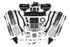 BDS 1691H 6 inch 4-Link Lift Kit with NX2 Nitro Shocks - 6 Bolt | 2019-2024 RAM 3500 w/ Rear Overload Leaf & 6-Bolt Transfer Case