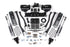 BDS 1692H 6 inch 4-Link Lift Kit with NX2 Nitro Shocks - 8 Bolt | 2019-2023 RAM 3500 with out Rear Overload Leaf
