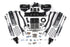 BDS 1693H 6 inch 4-Link Lift Kit with NX2 Nitro Shocks - 8 Bolt | 2019-2024 RAM 3500 w/ Rear Overload Leaf