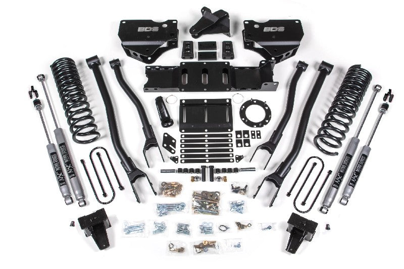 BDS 1694H 5.5 inch 4-Link Lift Kit with NX2 Nitro Shocks | 2019-2023 RAM 3500 with out Rear Overload Leaf