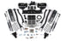 BDS 1694H 5.5 inch 4-Link Lift Kit with NX2 Nitro Shocks | 2019-2023 RAM 3500 with out Rear Overload Leaf