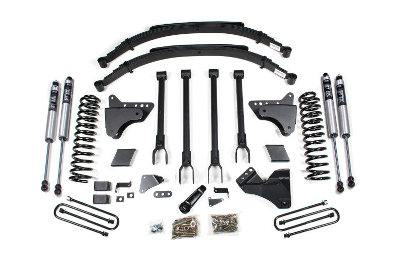 BDS 587FS 6 inch 4-Link Lift Kit with FOX 2.0 Shocks & 3 inch Blocks | 2011-2016 Ford F250/F350 Powerstroke 4WD Gas