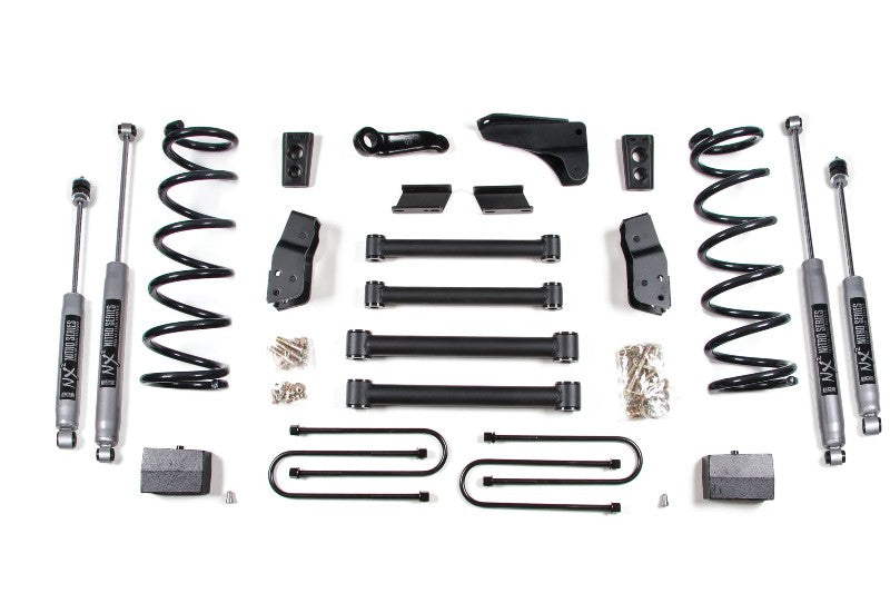 BDS 607H 6 inch Lift Kit with NX2 Nitro Shocks & Rear Block Lift | 2009-2013 Dodge RAM 2500 6.7L Cummins with 4 inch Axle