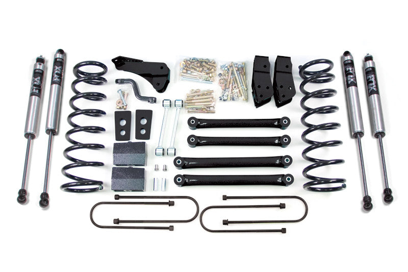 BDS 615FS 4 inch Lift Kit with FOX 2.0 Shocks & Rear Block Kit | 2009-2013 Dodge RAM 2500 Power Wagon 4WD Gas
