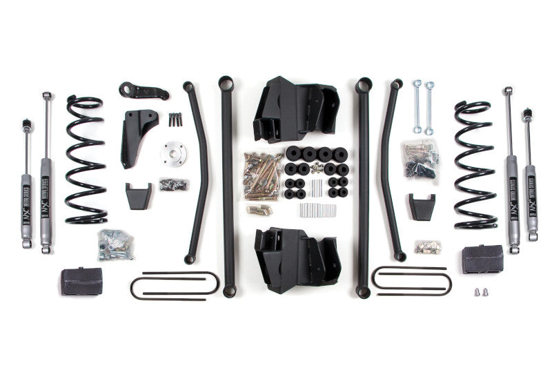 BDS 627H 6 inch Long Arm Lift Kit with NX2 Nitro Shocks & Rear Block Kit | 2009-2013 RAM 2500 6.7L Cummins 4WD with 3.5 inch Axle