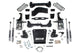 BDS 719H 4.5 inch Lift Kit with NX2 Nitro Shocks & 2 inch Block Kit | 2011-2019 GM Silverado/Sierra 2500HD/3500HD with out Rear Overload