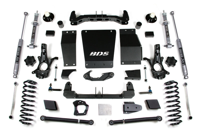 BDS 732H 6 inch Lift Kit with NX2 Nitro Shocks - Aluminum | 2015-2019 1500 4WD