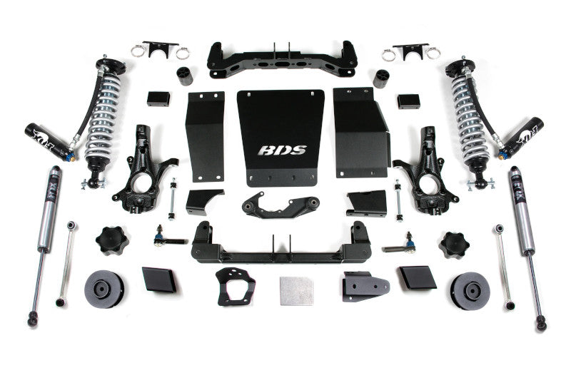 BDS 733FDSC 4 inch Lift Kit with FOX 2.5 DSC Coilovers - Cast Steel | 2015-2019 1500 4WD