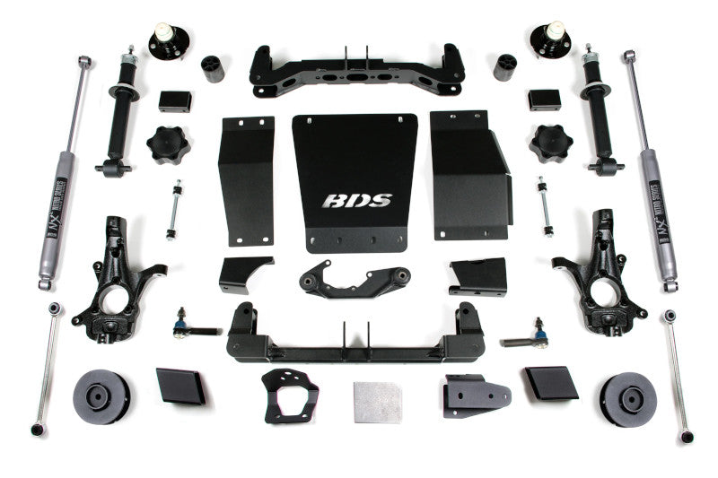 BDS 734H 4 inch Lift Kit with NX2 Nitro Shocks - Aluminum | 2015-2019 1500 4WD