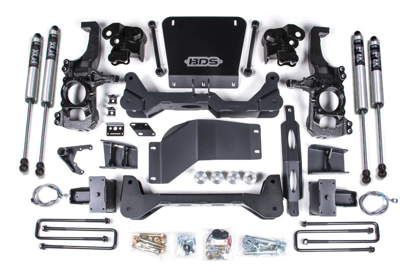 BDS 766FS 5 inch Lift Kit with FOX 2.0 Shocks & 5 inch Block Kit | 2020-2024 GM Silverado/Sierra 2500HD/3500HD 4WD with out Rear Overload