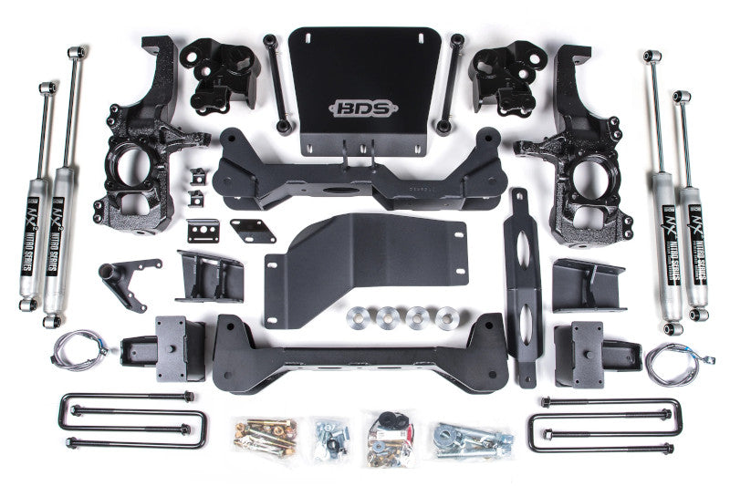 BDS 766H 5 inch Lift Kit with NX2 Nitro Shocks & 5 inch Block Kit | 2020-2025 GM Silverado/Sierra 2500HD/3500HD 4WD with out Rear Overload
