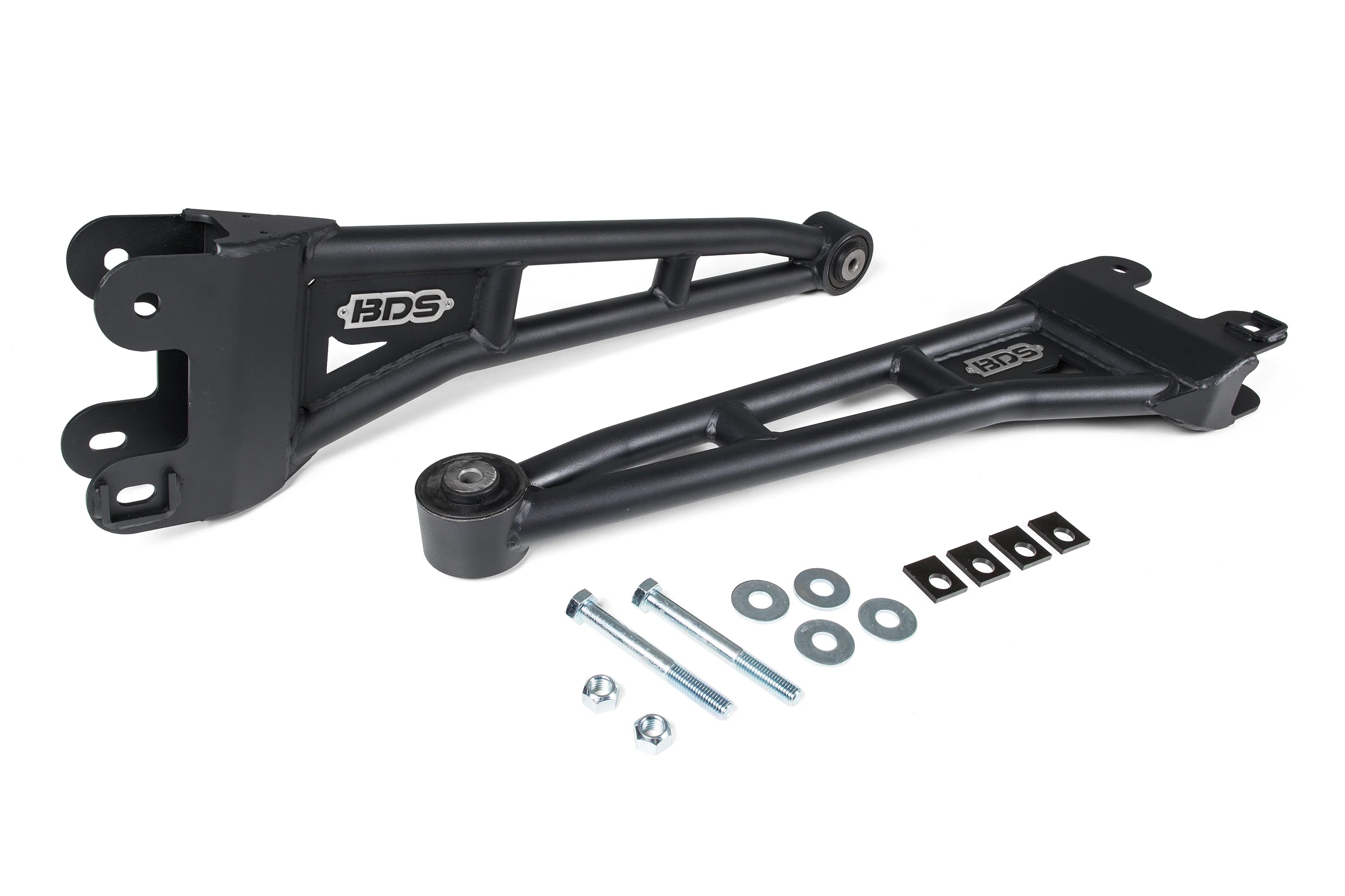 BDS 123251 Black Radius Arm Upgrade Kit - for 2-6" Lift - (Pair) | 2005-2022 Ford F250/F350 Powerstroke 4WD