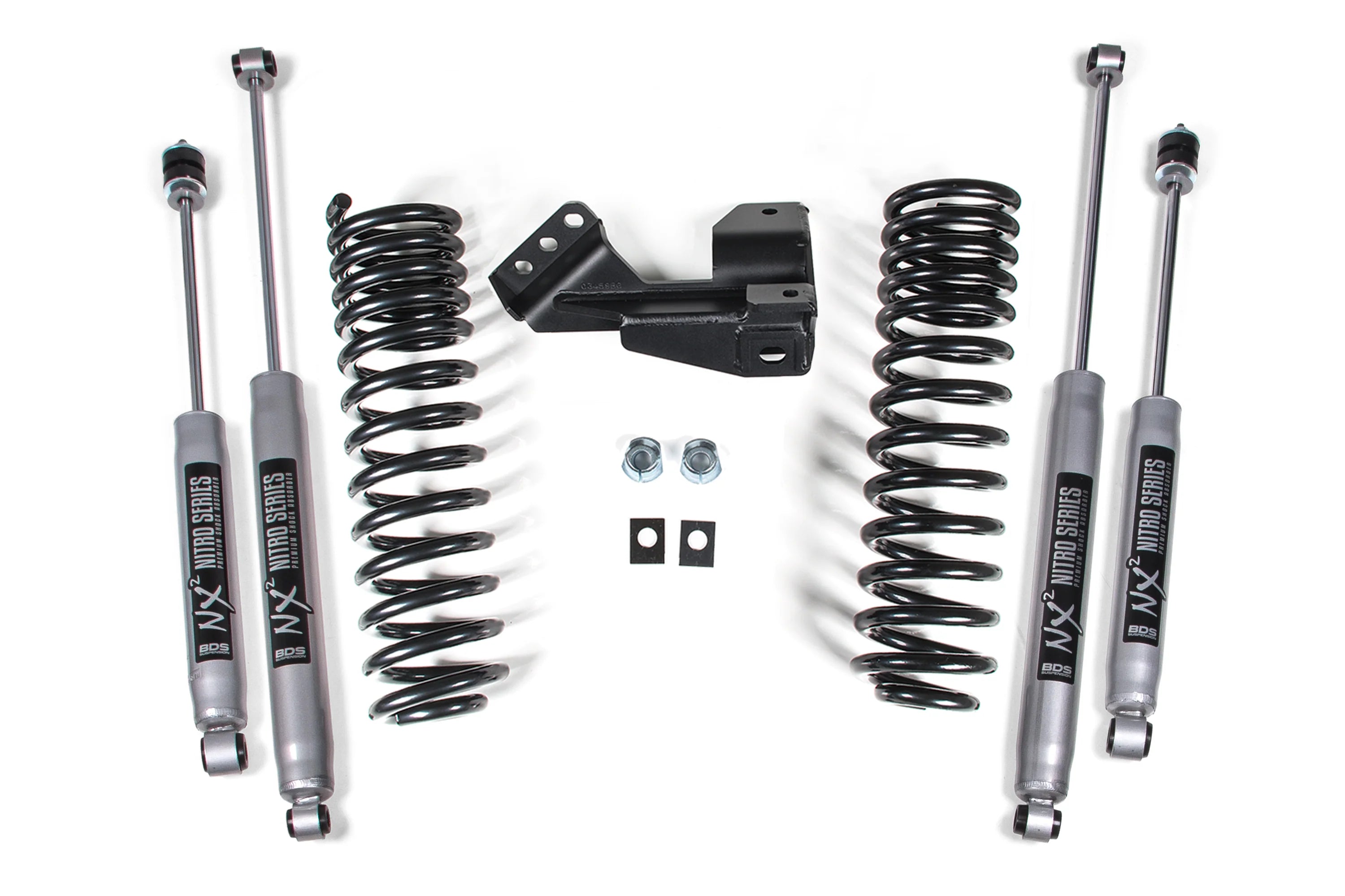 BDS 1910H 2" Coil Spring Leveling Kit - Provides 1-2" lift - (Package) | 2017-2026 Ford F250/F350 Super Duty 4WD