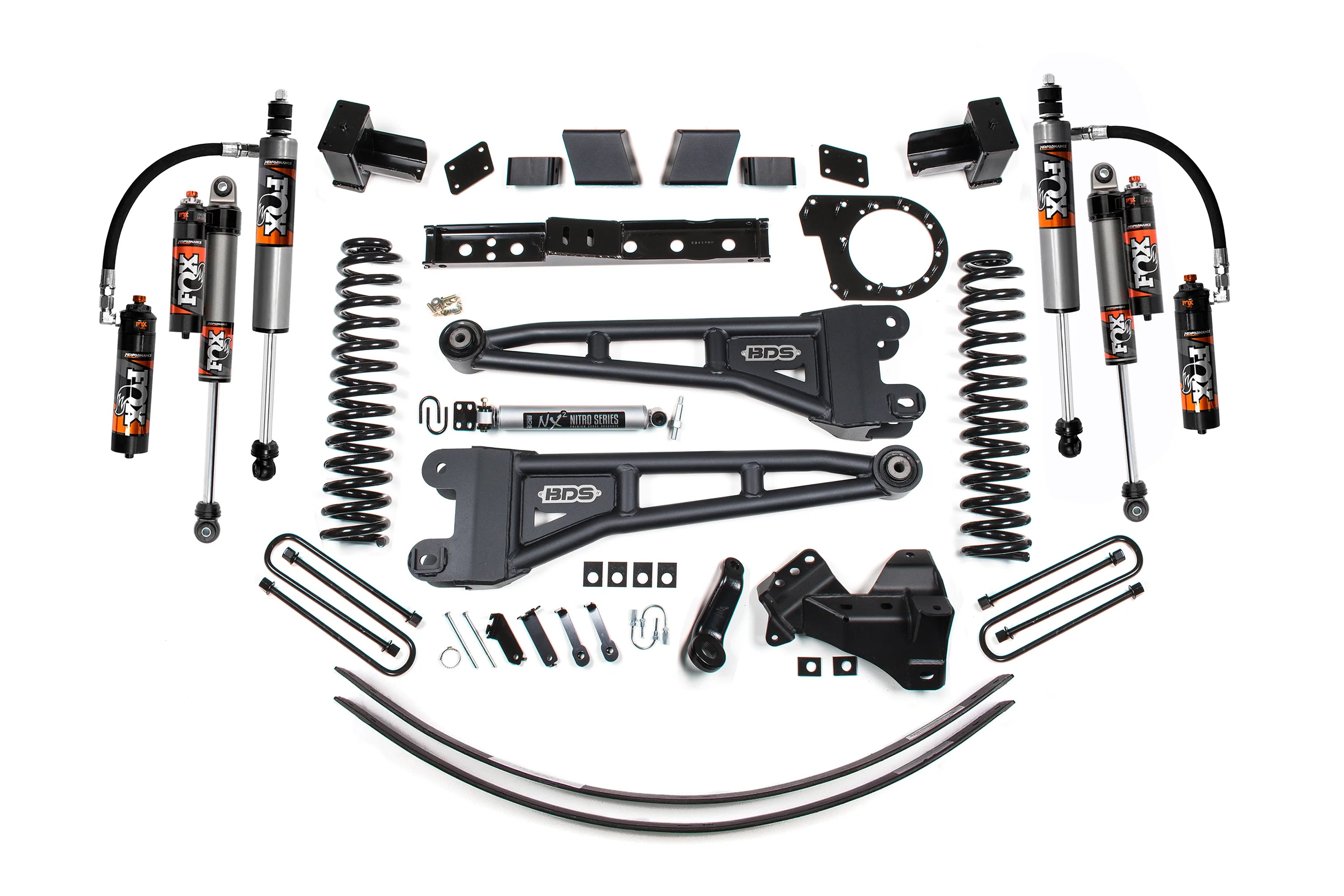 BDS 1992FPE  7 Inch Lift Kit w/ Radius Arm, FOX 2.5 Performance Elite shocks & 6 Inch Block Kit | 2020-2022 Ford F250/F350 Super Duty 4WD Diesel
