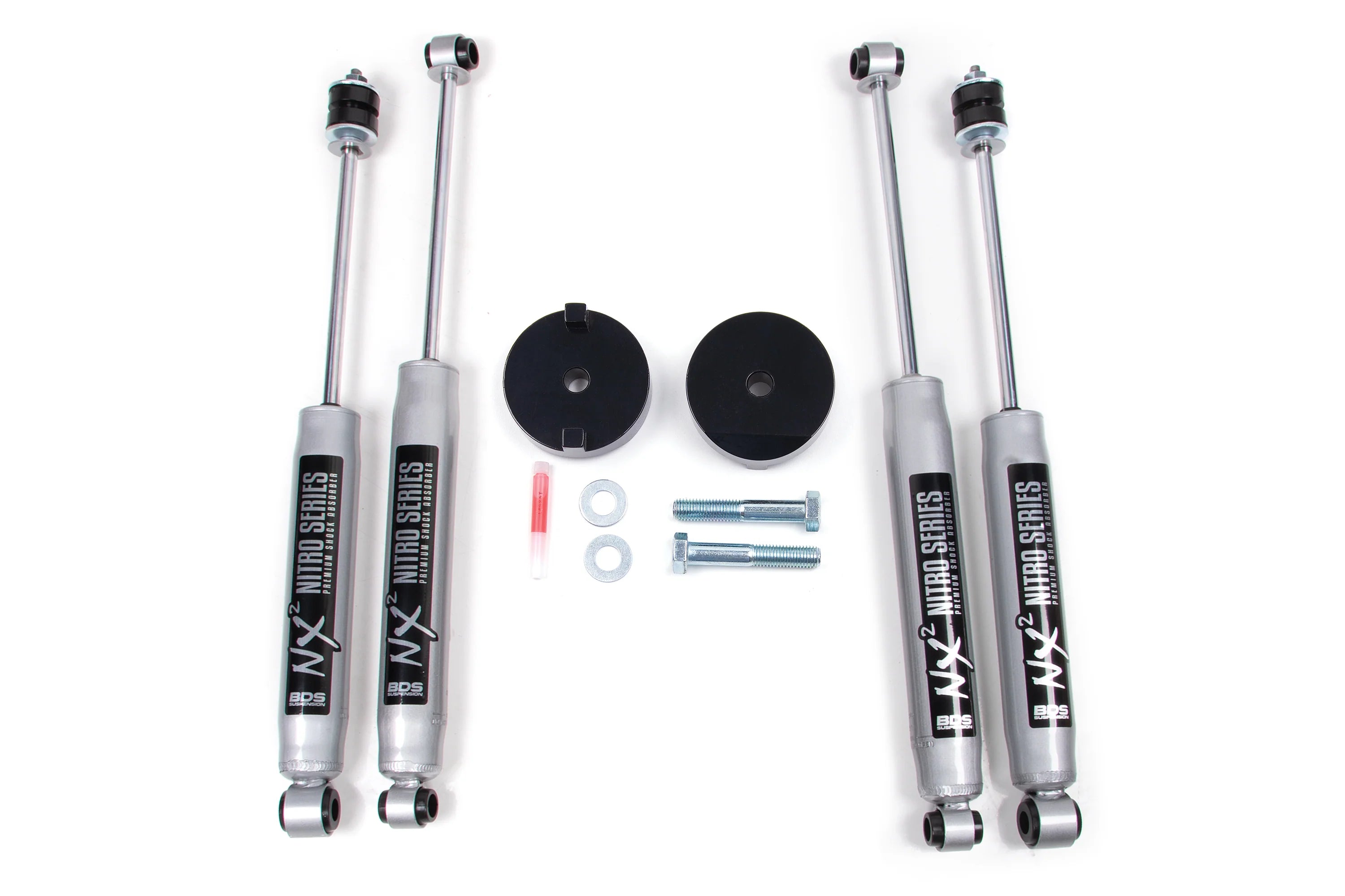BDS 325H Spacer Front Leveling Kit with NX2 Shocks - For 1" Lift - (Package) | 2005-2016 Ford F250/F350 Powerstroke 4WD