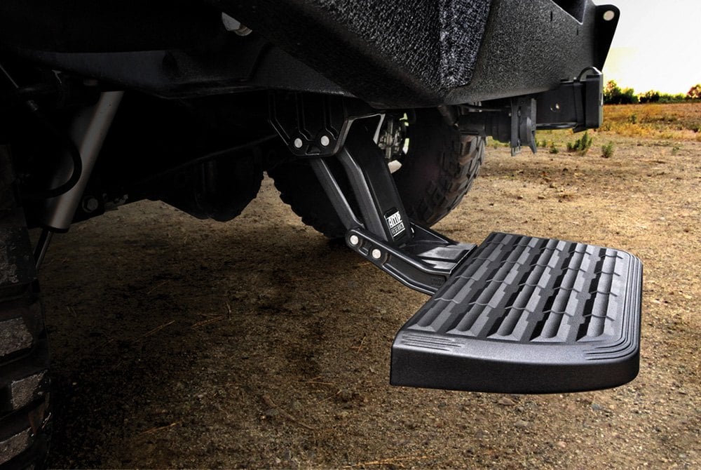 AMP Research 75327-01A Bed Step | 2020-2025 GM Silverado/Sierra 2500HD/3500HD