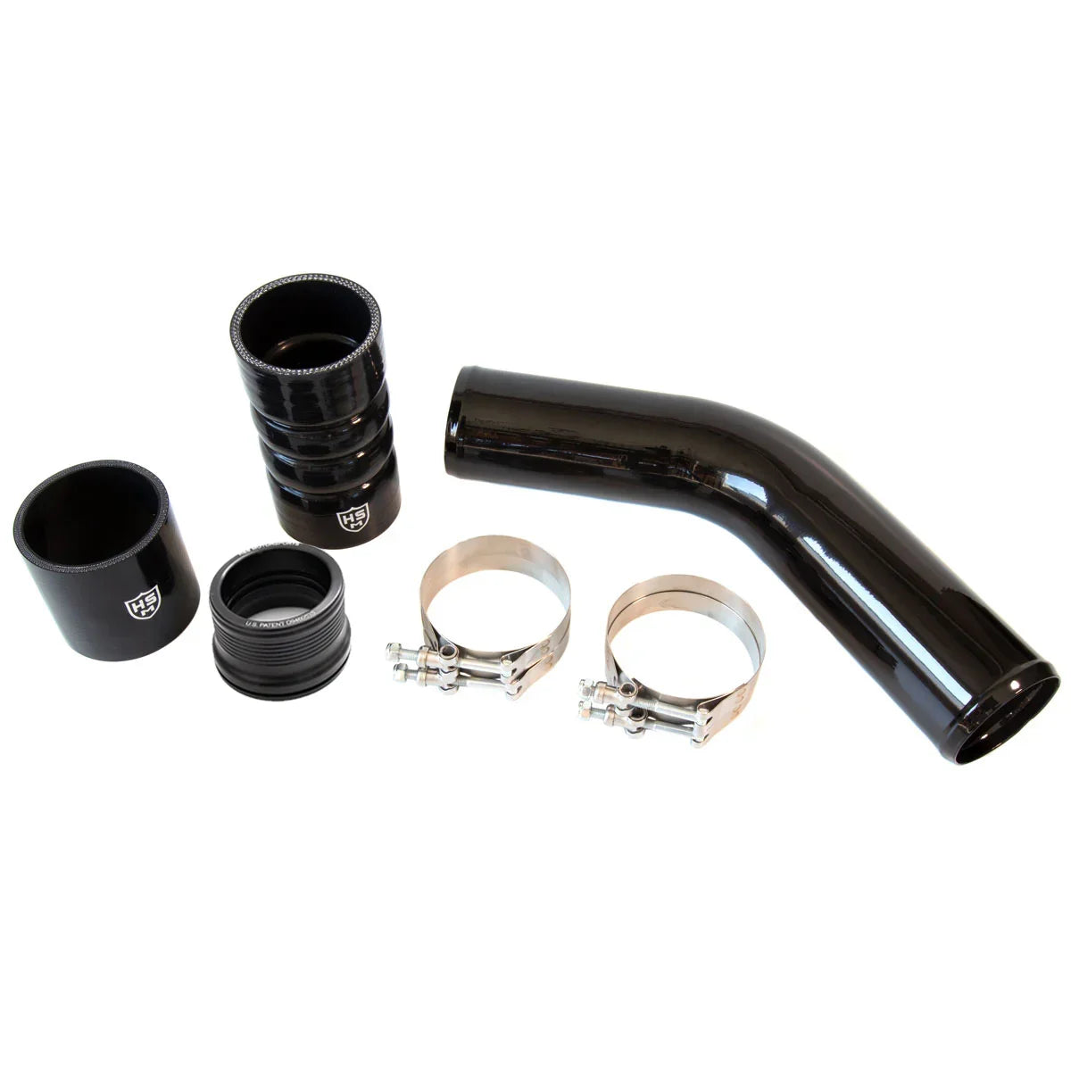 H&S Motorsports 122016-B Hot Side Intercooler Pipe Upgrade | 2011-2026 Ford F250/F350 Super Duty 6.7L Powerstroke