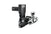 B&W TS10066BMP Black Multi-Pro Tri-Ball Hitch with 2 inch Shank, 4.5 inch Drop-5.5 inch Rise | Universal
