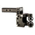 B&W TS10056 Black 2-5/16 inch Pintle Hitch with 2 inch Shank, 8.5 inch Drop, 4.5 inch Rise | Universal