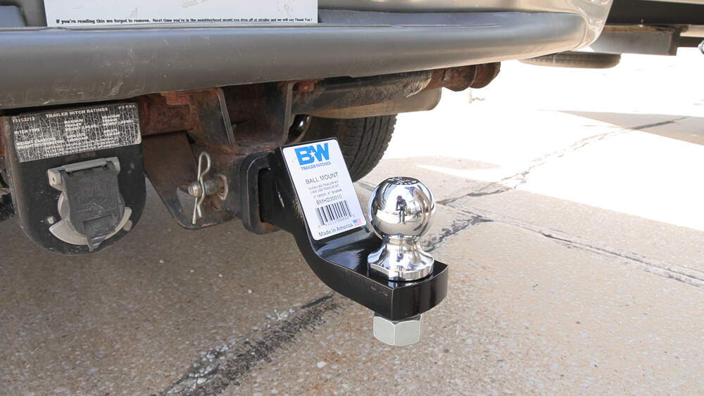 B&W BMHD30012 Hitch 4 inch Drop Ball Mount with out Ball 6 inch | Universal
