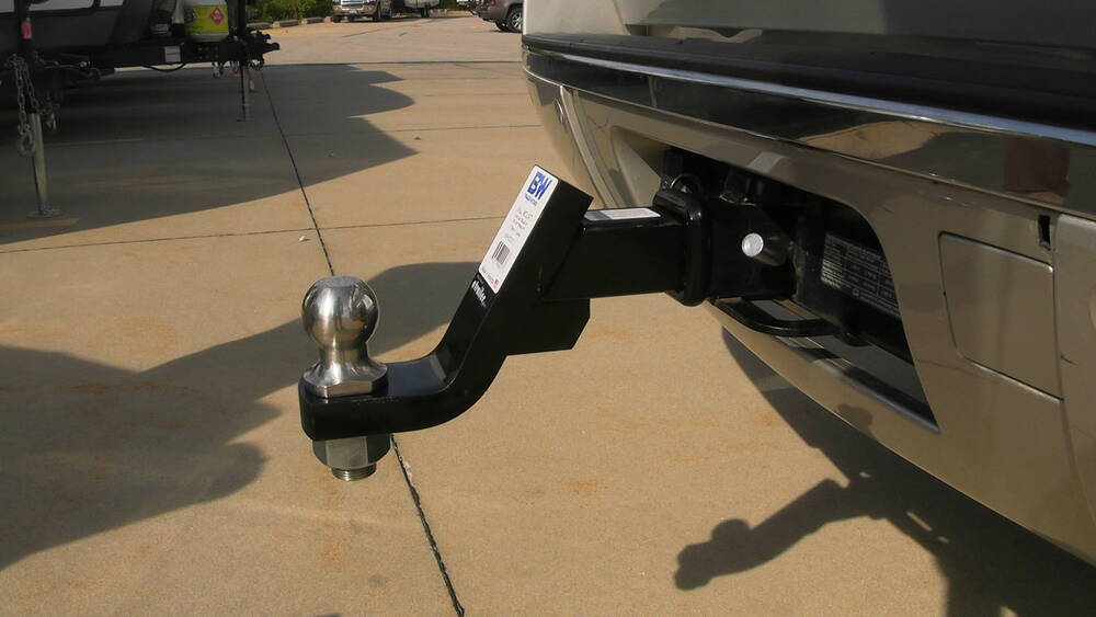 B&W BMHD30013 Hitch 4 inch Drop Ball Mount with out Ball 8 inch | Universal