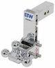 B&W TS20049C Chrome Black Tow & Stow Triple Ball Hitch with 2.5 inch Shank, 7 inch Drop, 7.5 inch Rise | Universal