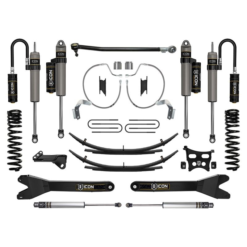 ICON K65913RL 4.5" Lift Stage 4 Suspension System Kit w/ Radius Arms & Radius Arms (Gas) | 2023-2025 Ford F250/F350 Super Duty