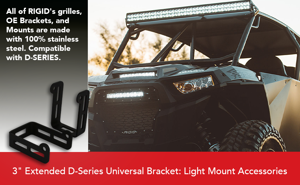 Rigid 46537 D-Series Extended Mount Kit | Universal