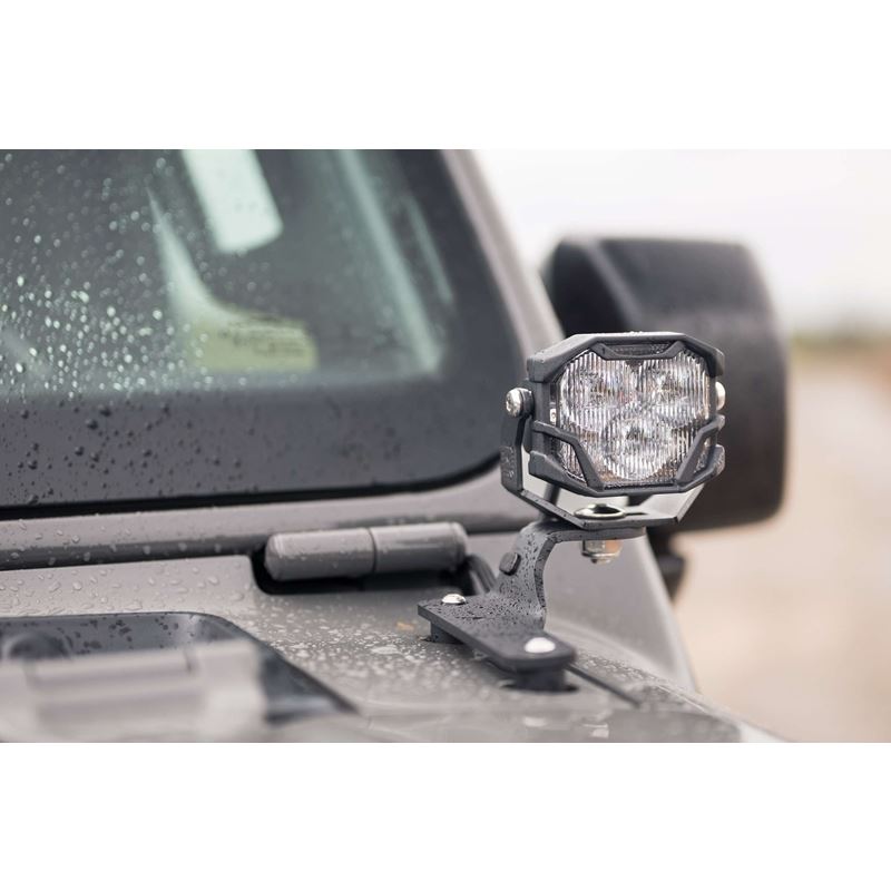 Morimoto BAF011.2 Universal 4Banger HXB Series LED Fog Lights White, Wide | Universal